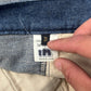 Kapital Side Stripe Blue Denim Shorts