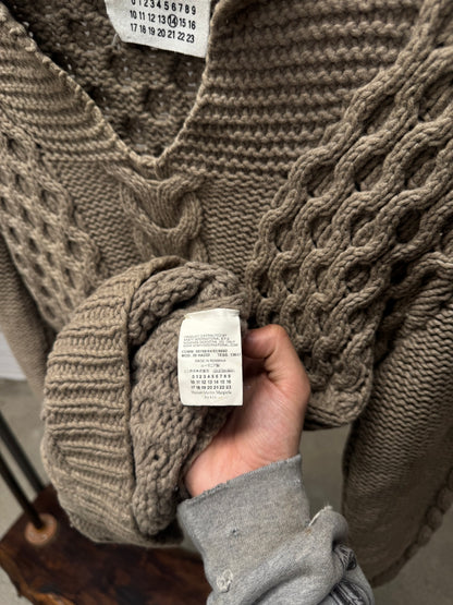 AW2009 Maison Martin Margiela Thick Cable ‘Aran’ Knit Sweater