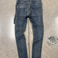SS2019 Rick Owens ‘Memphis Cut’ Washed Blue Denim