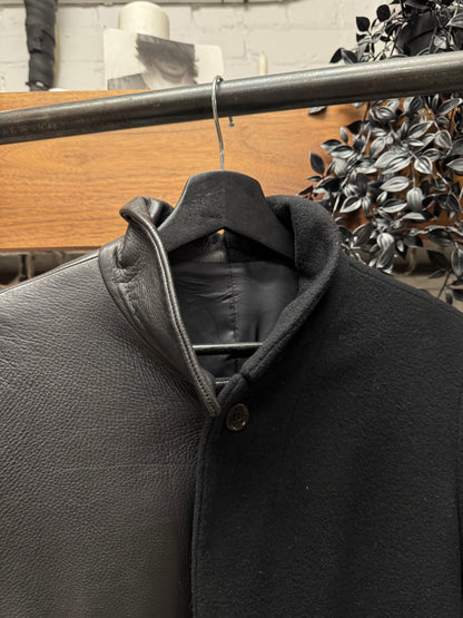 AW2002 Yohji Yamamoto ‘Mainline’ Deerskin/Cashmere Split Coat