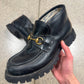 Gucci Horsebit Loafer Black Leather Boots