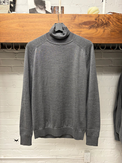 2011 Balenciaga by Nicholas Ghesquiere Silk/Cashmere Roll Neck Sweater
