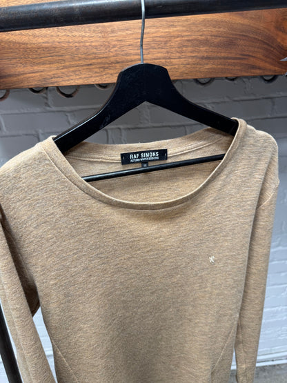 AW2009 Raf Simons Virgin Wool Darted Knit Sweater