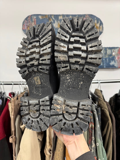 Balenciaga Black ‘Trooper’ Combat Boots