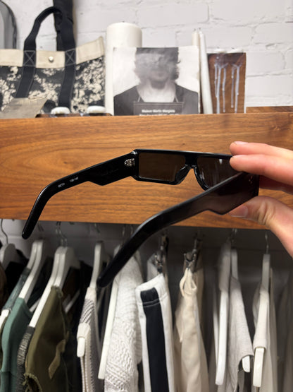 Rick Owens ‘Geth’ Box Shape Black Tinted Sunglasses