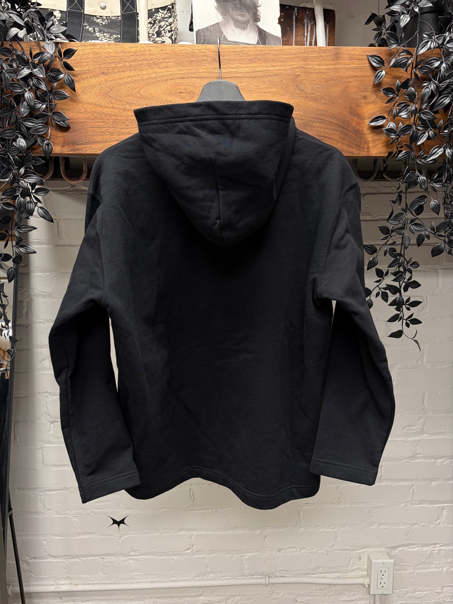 2021 Balenciaga ‘Bébé’ Black Rhinestone Studded Pullover Hoodie