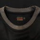 Evisu Distressed Black Ringer T-Shirt