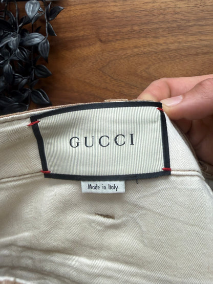 Gucci ‘Ouroboros’ Snake Print Chino Work Pants