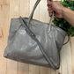 Miu Miu ‘Vitello’ Grey Calfskin Leather Crossbody/Shoulder Bag