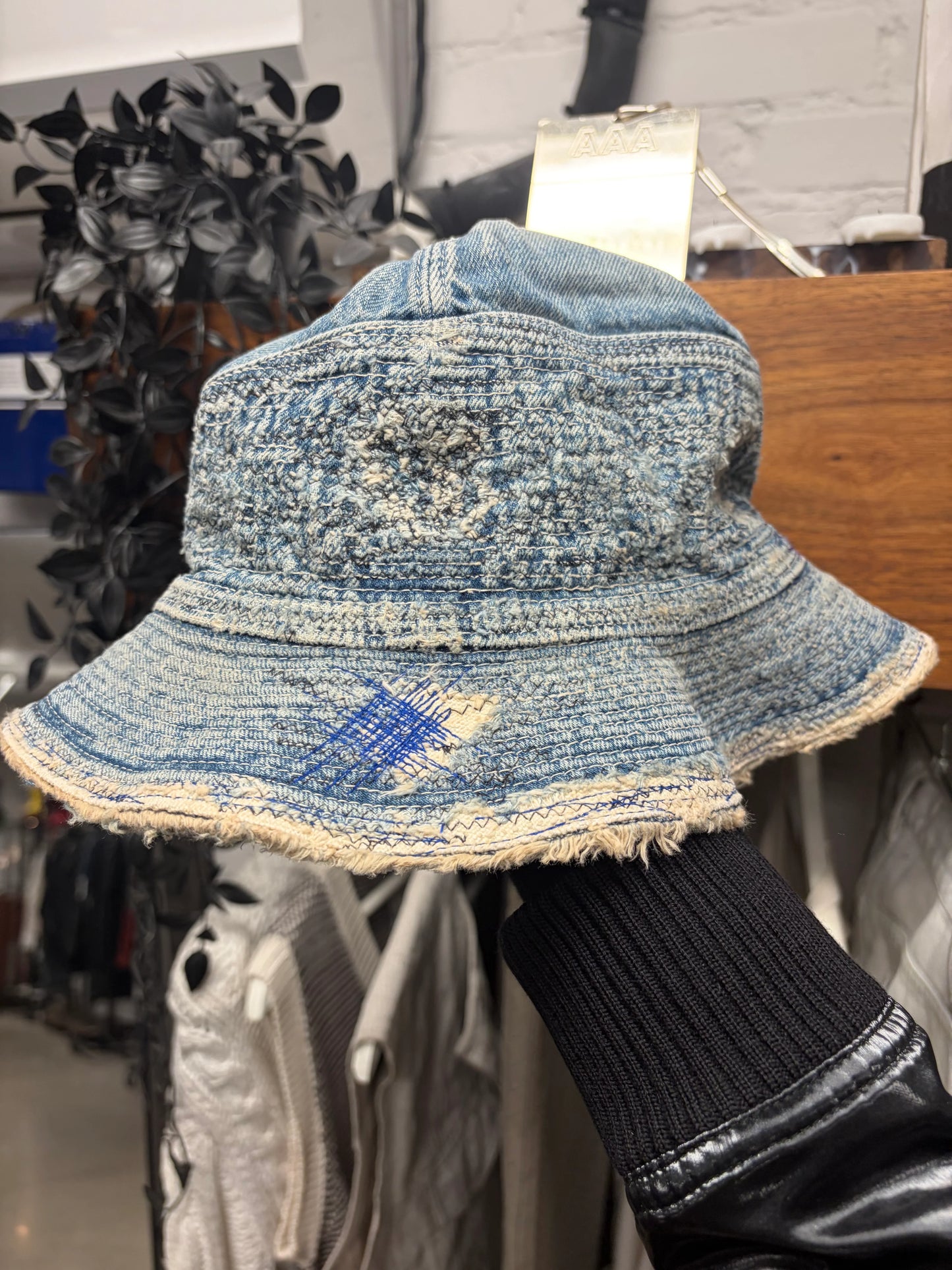 Kapital ‘Old Man & The Sea’ Boro Repaired Bucket Hat