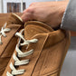 Maison Margiela ‘Court’ Brown Leather/Suede Crepe Sole Sneakers