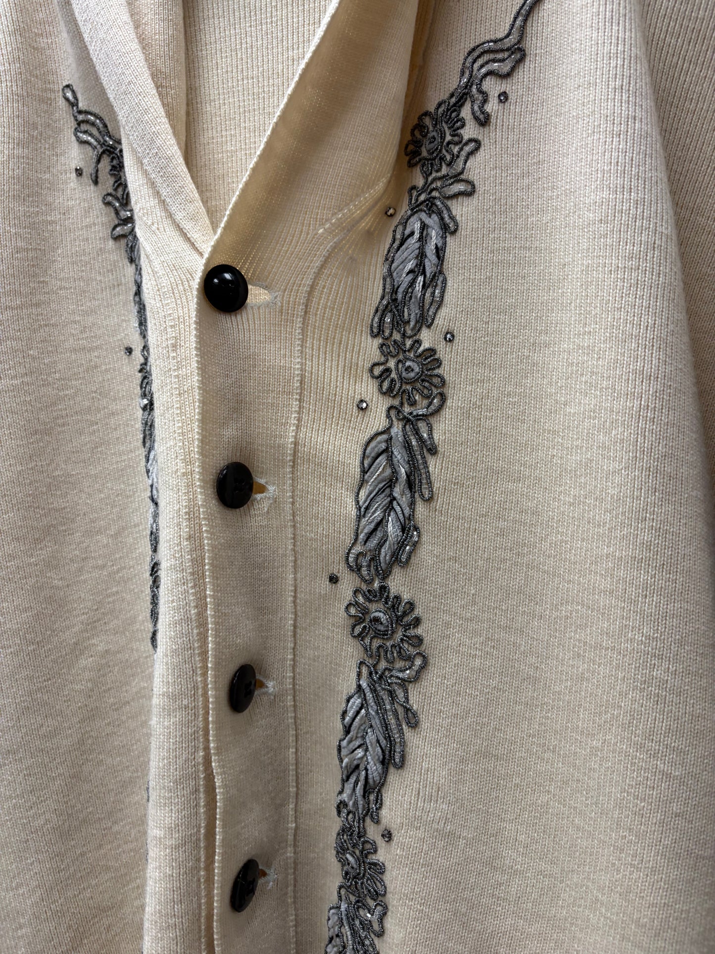 Yohji Yamamoto Pour Homme ‘Crest Adorned’ Cardigan