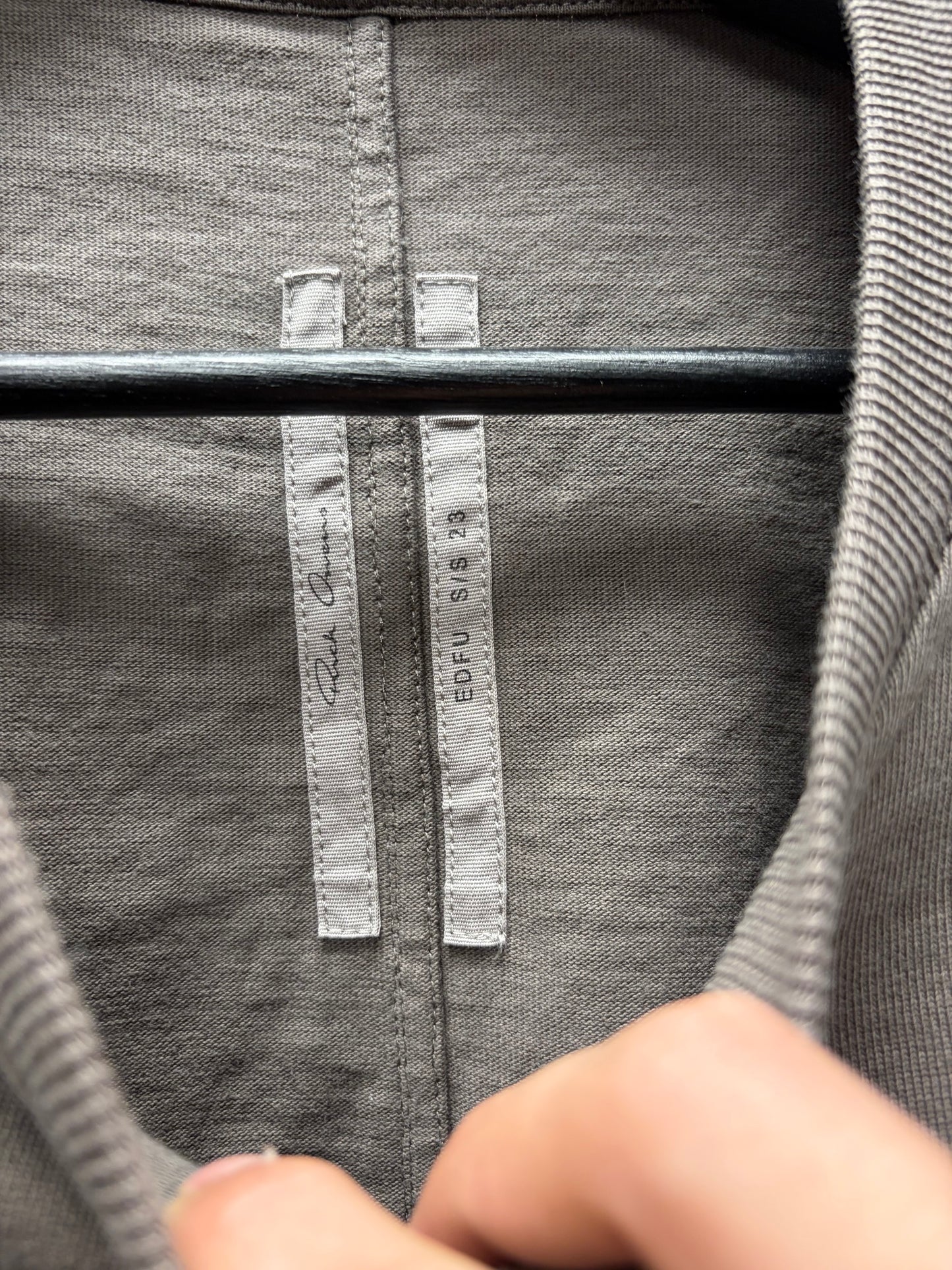 SS2023 Rick Owens ‘Edfu’ Dust Brown Sweatshirt