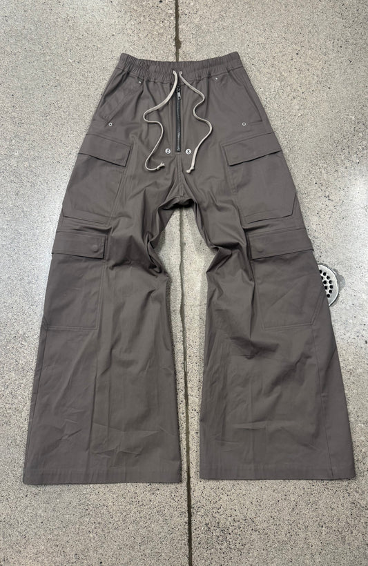 SS2025 Rick Owens ‘Hollywood’ Dust Brown ‘Cargo Bela’ Pants