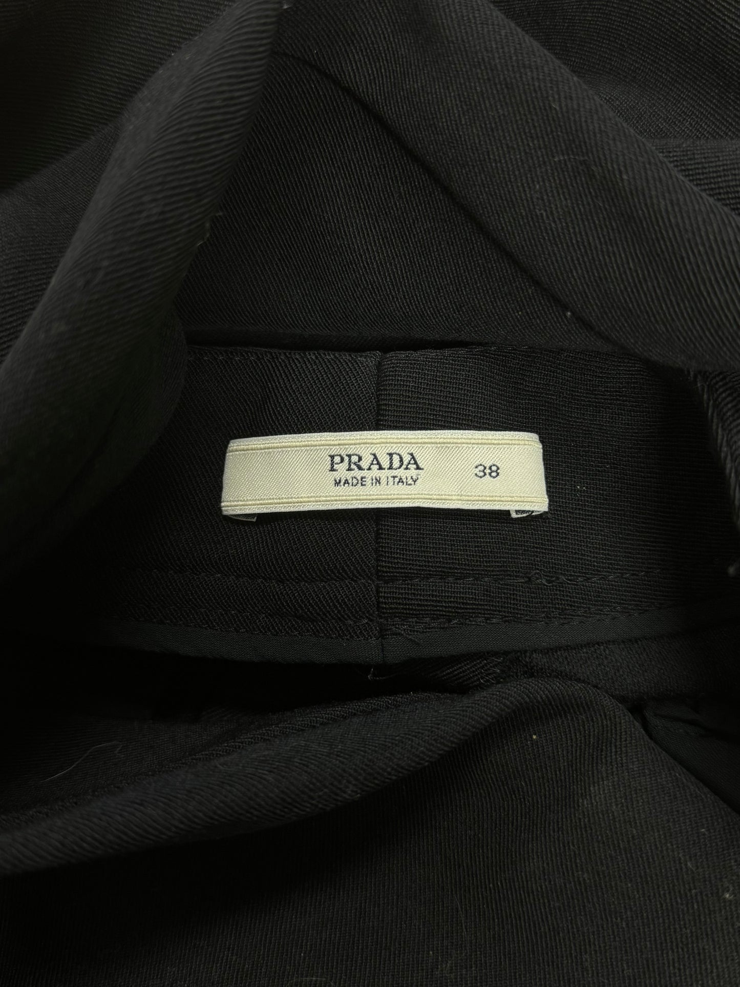 Prada Mainline Tactical Black Cargo Pants