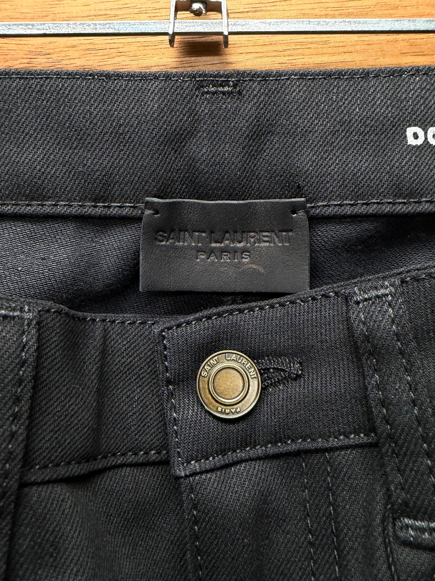 2022 Saint Laurent Black ‘D05’ Skinny Jeans