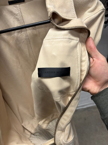 SS2007 Alexander McQueen Tan Suede Hunting Jacket