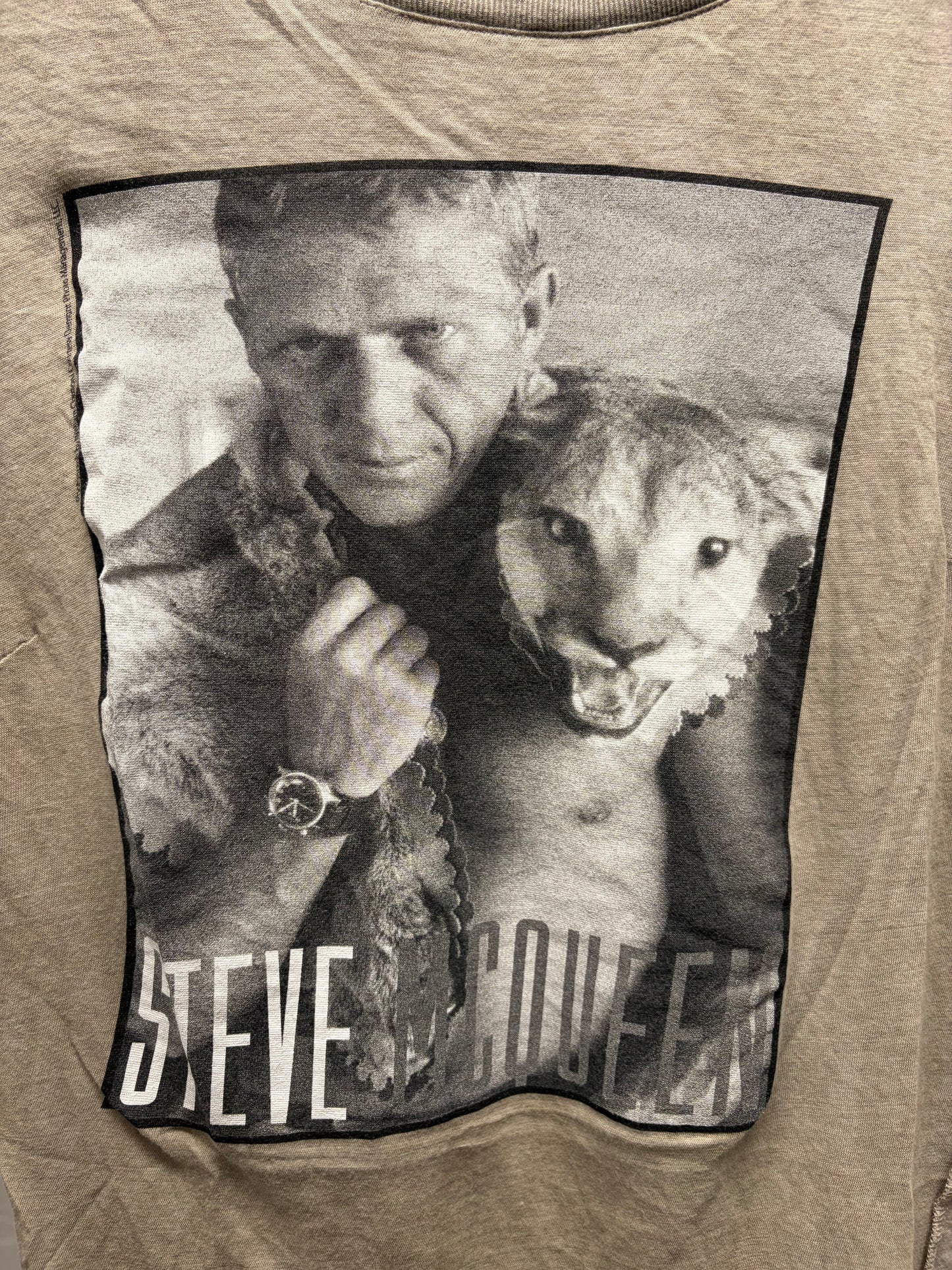 Dolce & Gabbana ‘Steve McQueen’ Portrait Graphic T-Shirt