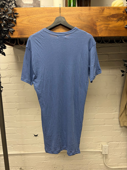 Yohji Yamamoto ‘Pour Homme’ Blue Short Sleeve Cotton T-Shirt