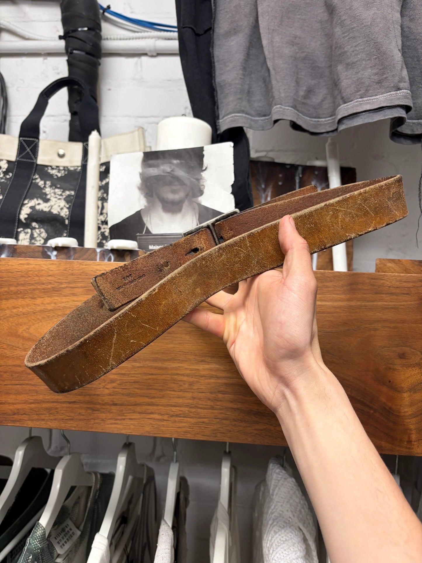 Carol Christian Poell ‘Cordovan’ Horse Leather Belt