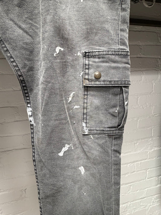 Undercover x Hysteric Glamour Paint Splattered Grey Skinny Jeans