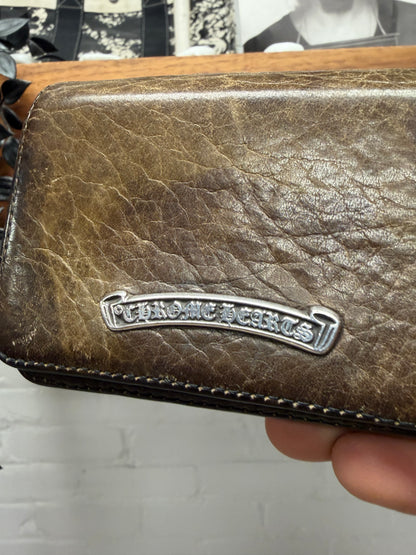 Chrome Hearts Camouflage Leather Top Flap Cardholder Wallet