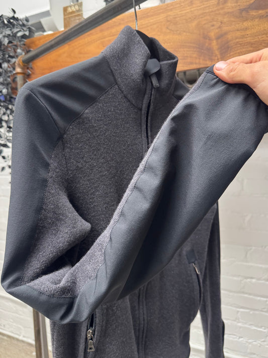 2000s Prada Sport Wool ‘Tech-Zip’ With Elbow Padding