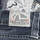 Evisu x Puma Gull Logo Flared Cut Denim