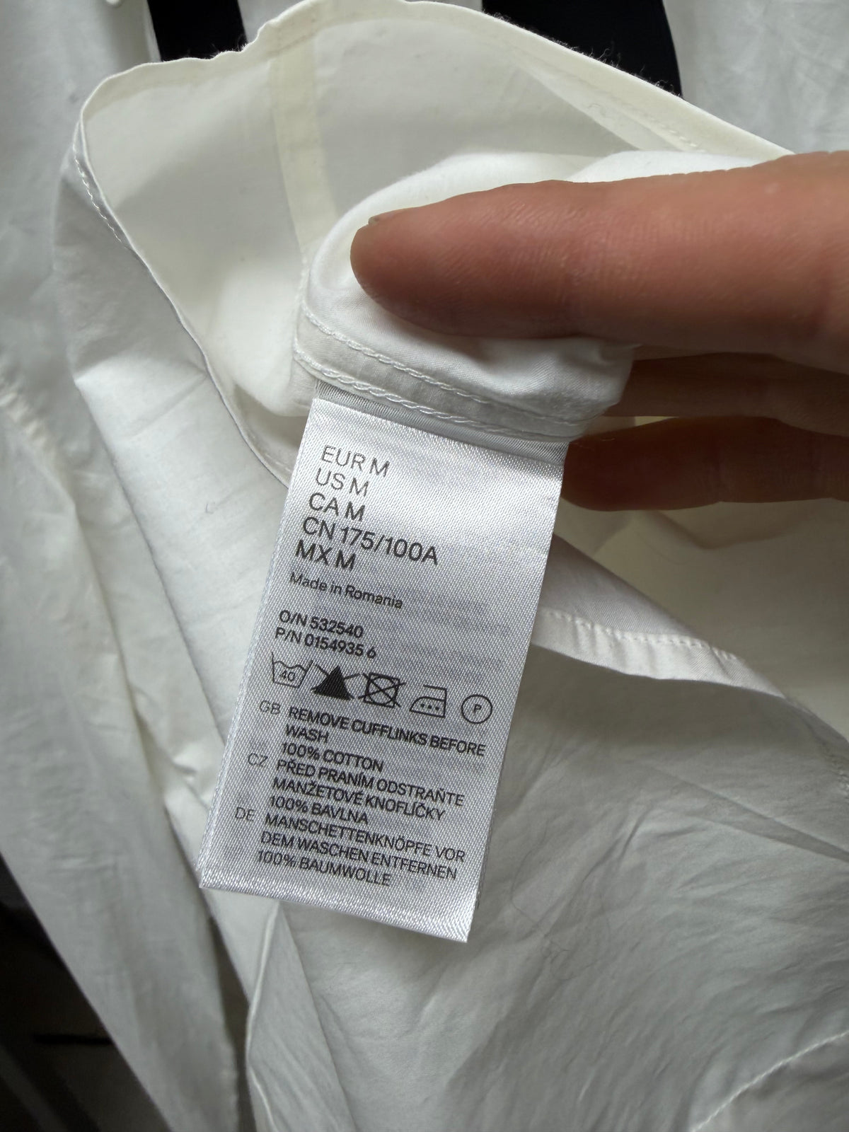 SS2012 Maison Margiela x H&M ‘Bowtie’ Trompe L’œil Button Up Shirt