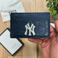 2018 Gucci x MLB New York Yankees GG Monogram Cardholder Wallet