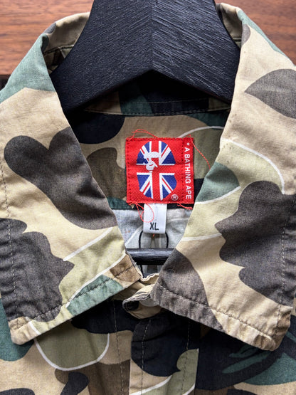Bape x Kaws Bendy ‘1st Camo’ Short Sleeve Button Up Shirt