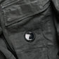 CP Company Black Goggle Cargo Pants