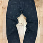 Martine Rose ‘R’ Logo Washed Black Wide Cut Denim