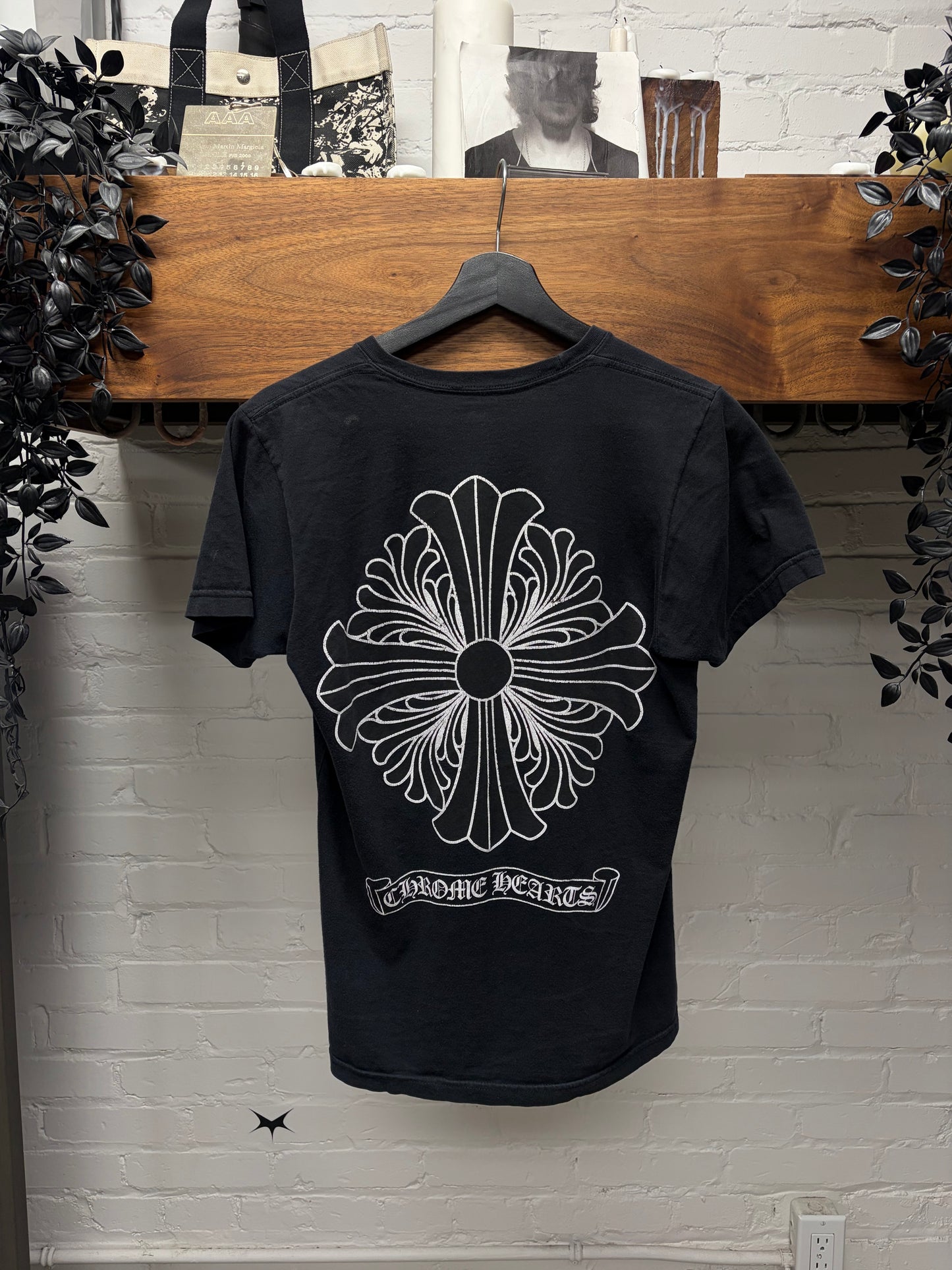 Chrome Hearts ‘Celtic Cross’ Faded Black Graphic T-Shirt