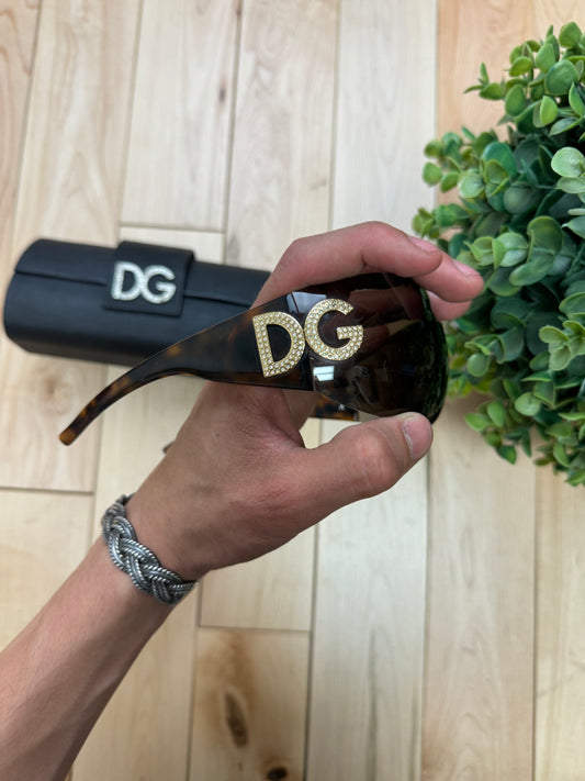 Dolce & Gabbana D&G Rimless Shield Sunglasses