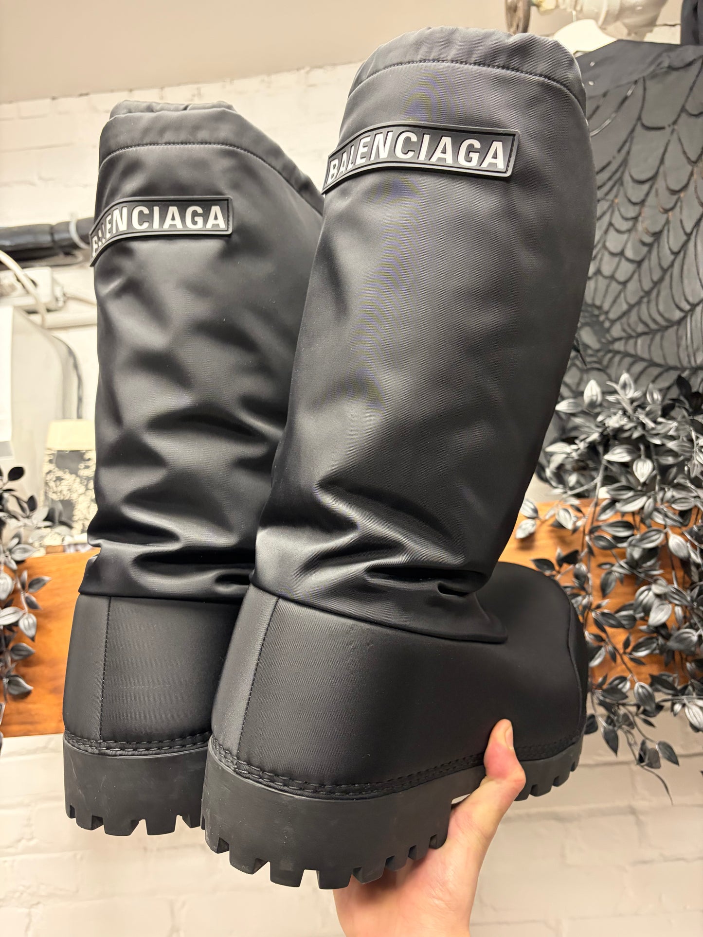 Balenciaga ‘Alaska’ Black High Top Ski Boots