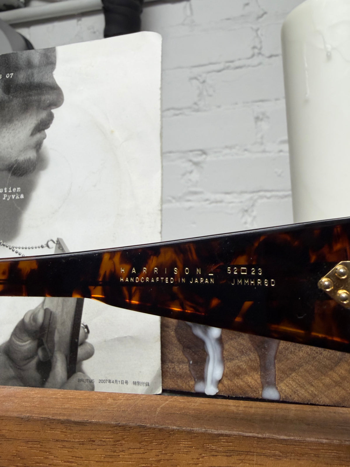 Jacques Marie Mage ‘Harrison’ Agar Tortoiseshell Sunglasses