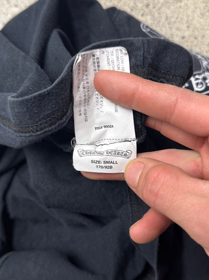 Chrome Hearts T-Bar Logo Black Graphic T-Shirt