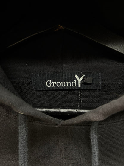 Yohji Yamamoto ‘Ground Y’ Logo Black Pullover Hoodie