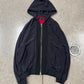 Haider Ackermann Silk Panelled Zip Up Hoodie