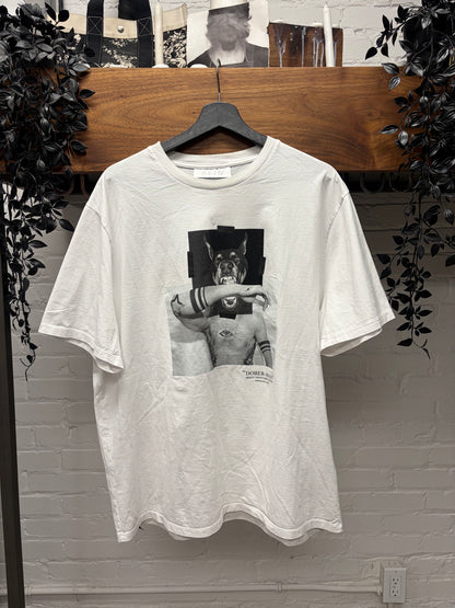 Neil Barrett ‘Doberman’ Portrait Graphic T-Shirt