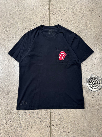 Chrome Hearts x Rolling Stones Horseshoe ‘Tongue & Lips’ Shirt
