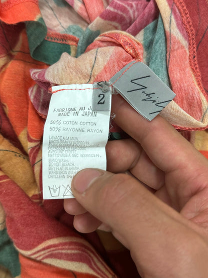 Yohji Yamamoto Rayon Sheer Mesh Top