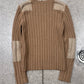 2000s OG Helmut Lang ‘Military Patch’ Ribbed Knit Sweater