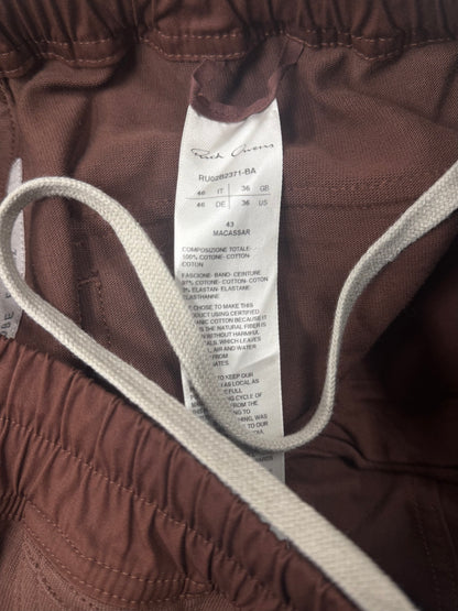 AW2022 Rick Owens ‘Macassar’ Pentagram Sweatpants