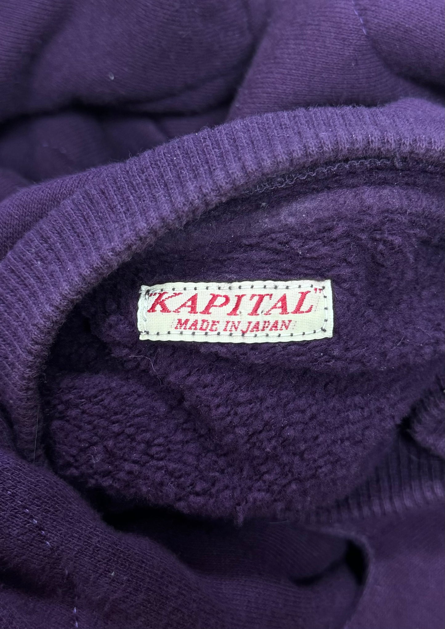 SS2023 Kapital Kountry Scarf Wrap Varsity Logo Hoodie