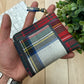 Comme Des Garçons Plaid Patchwork Wallet