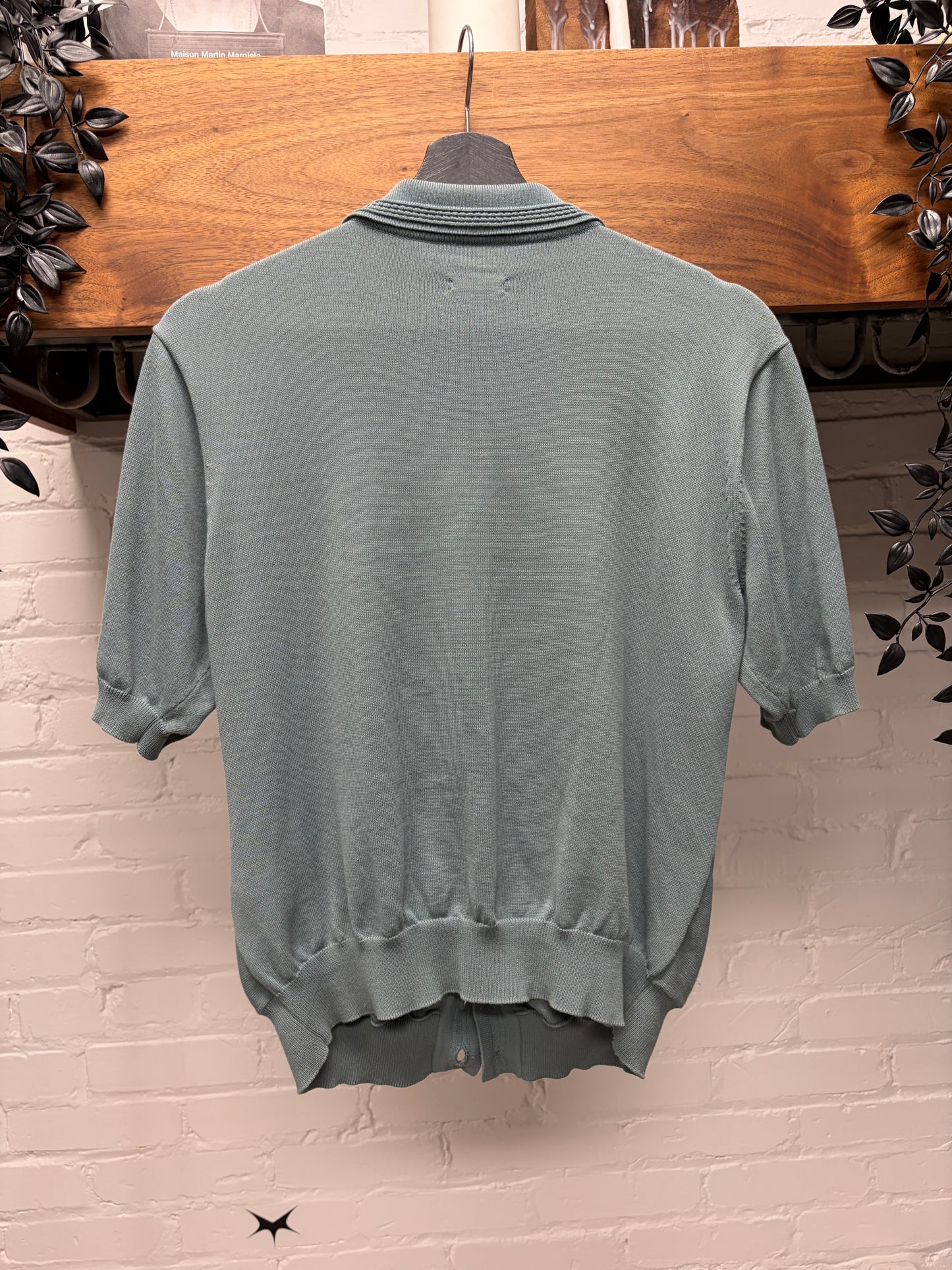 Kapital ‘Oyster Aloha’ 14G Knit Polo Shirt