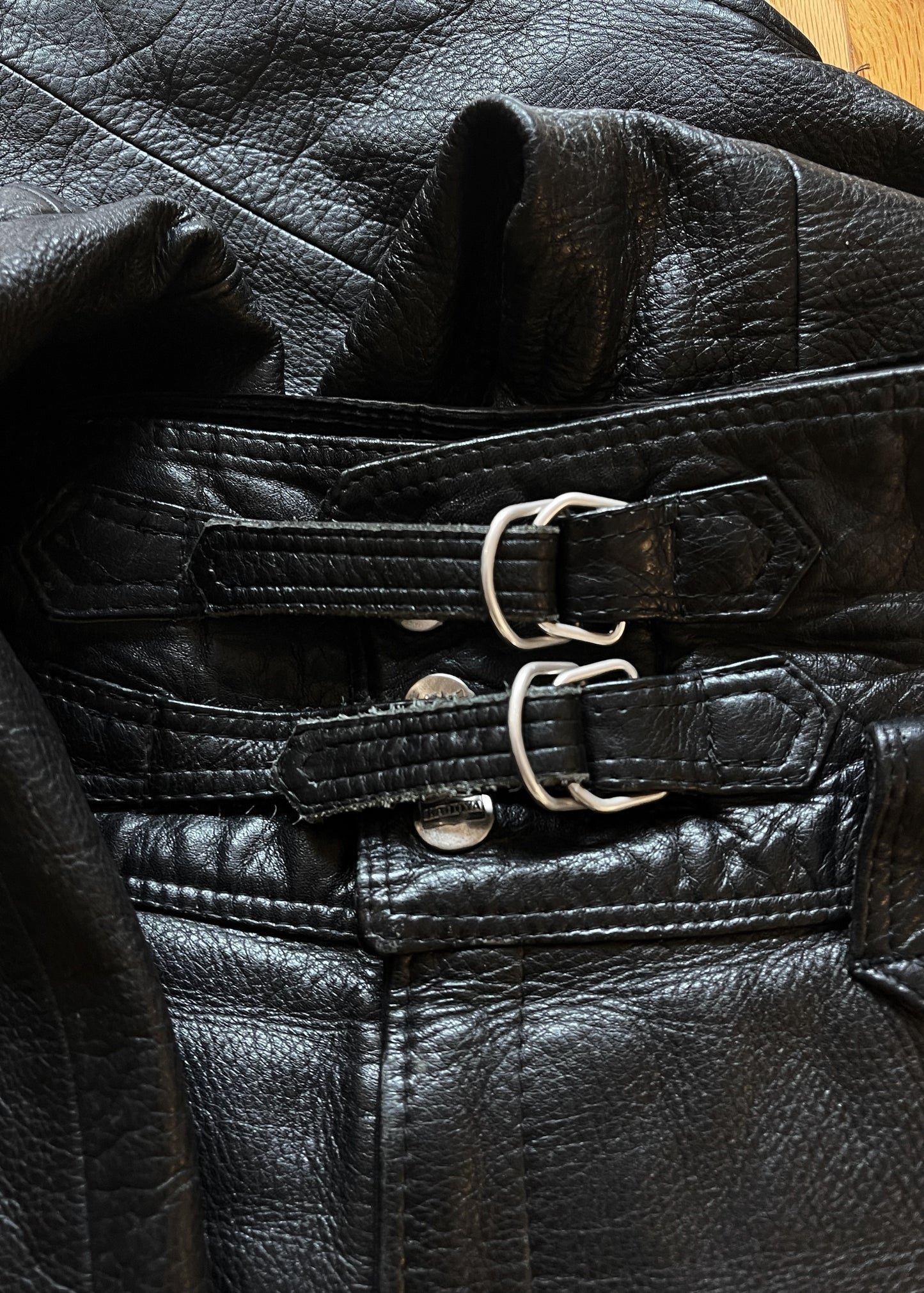 Kadoya ‘K’s Leather’ Armoured Leather Black Biker Pants