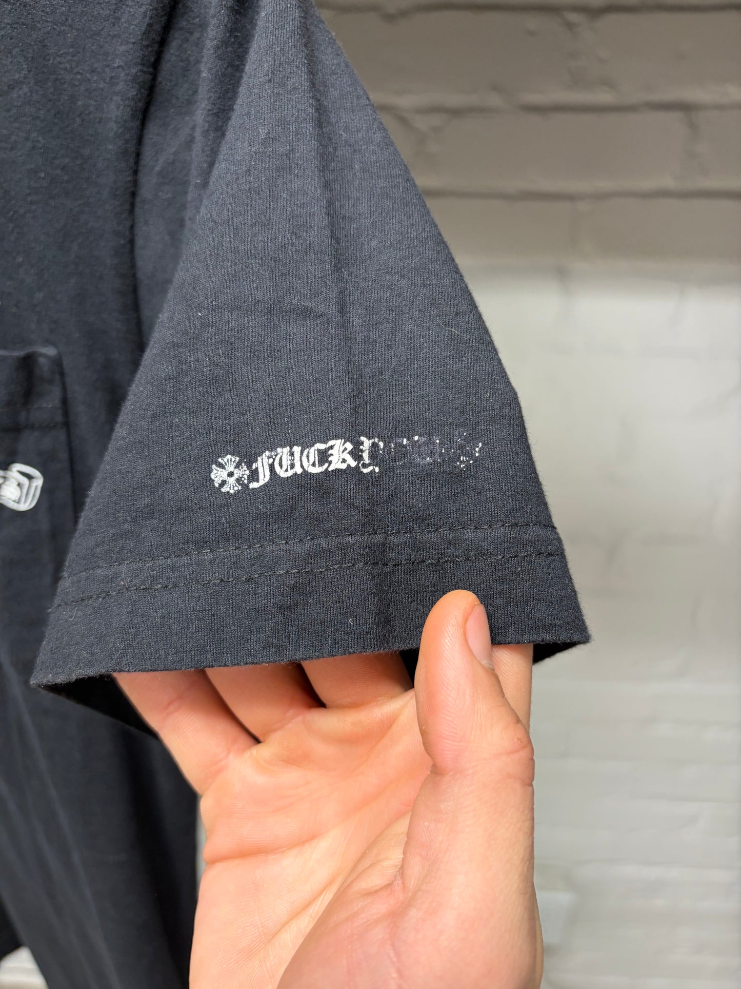 Chrome Hearts ‘Scroll Logo’ Fuck You Graphic T-Shirt